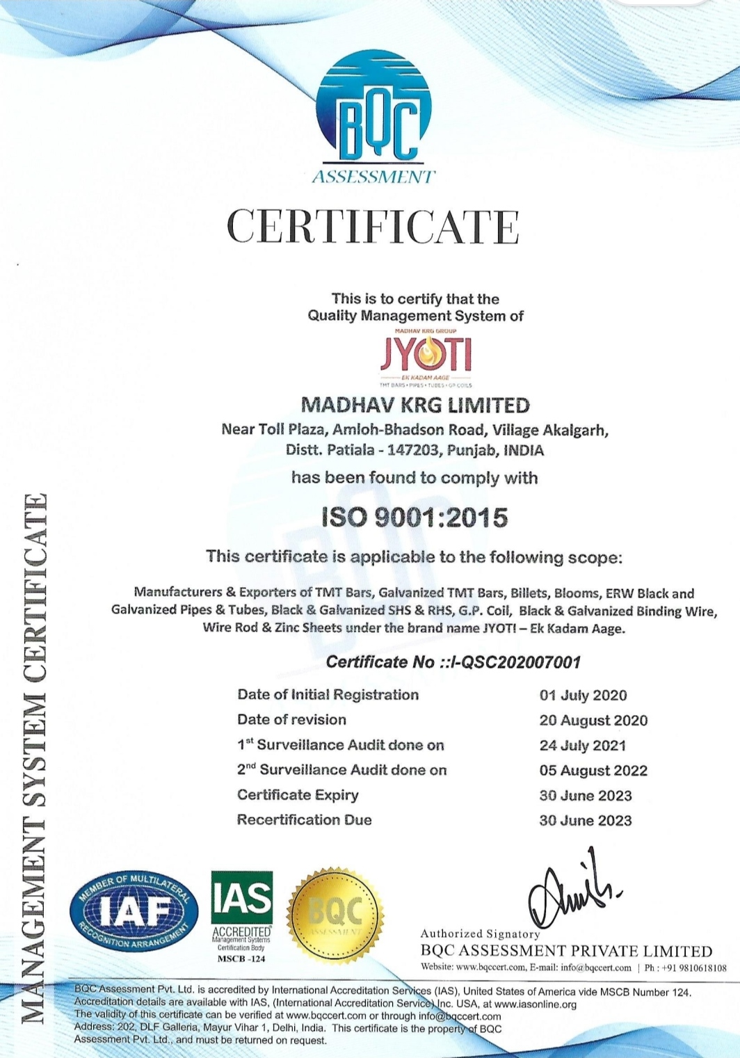 ISO 9001:2015